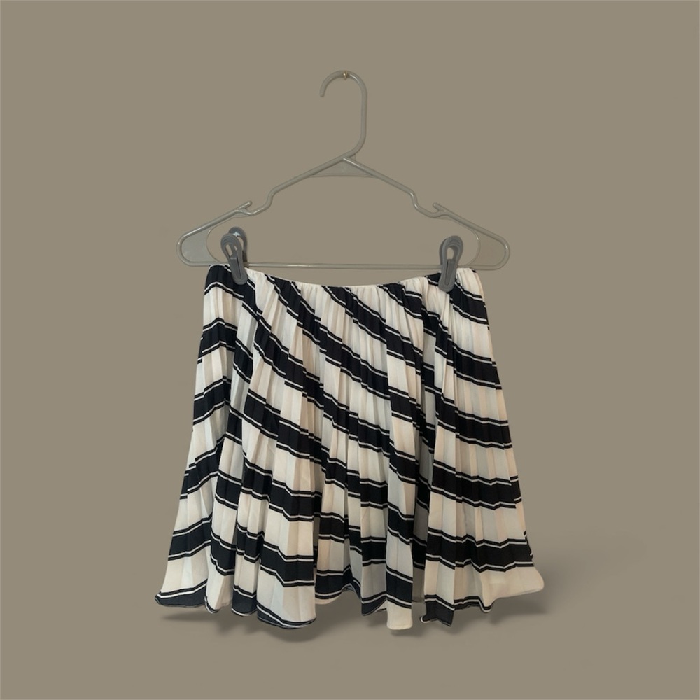 Maeve Striped Navy and White Women's Skirt
